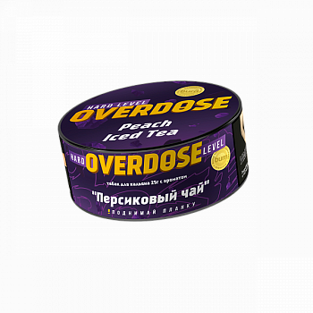 Табак Overdose, 25гр "Peach Iced Tea / Персоковый чай"