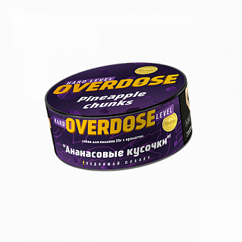 Табак Overdose, 25гр "Pineapple Chunks / Ананасовые кусочки"